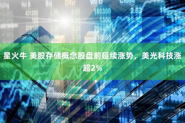 星火牛 美股存储概念股盘前延续涨势，美光科技涨超2%